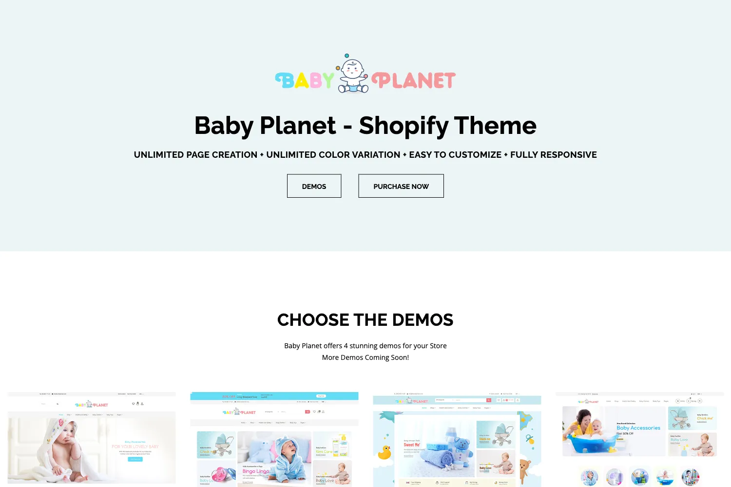 Baby Planet | Babies Store Shopify Theme