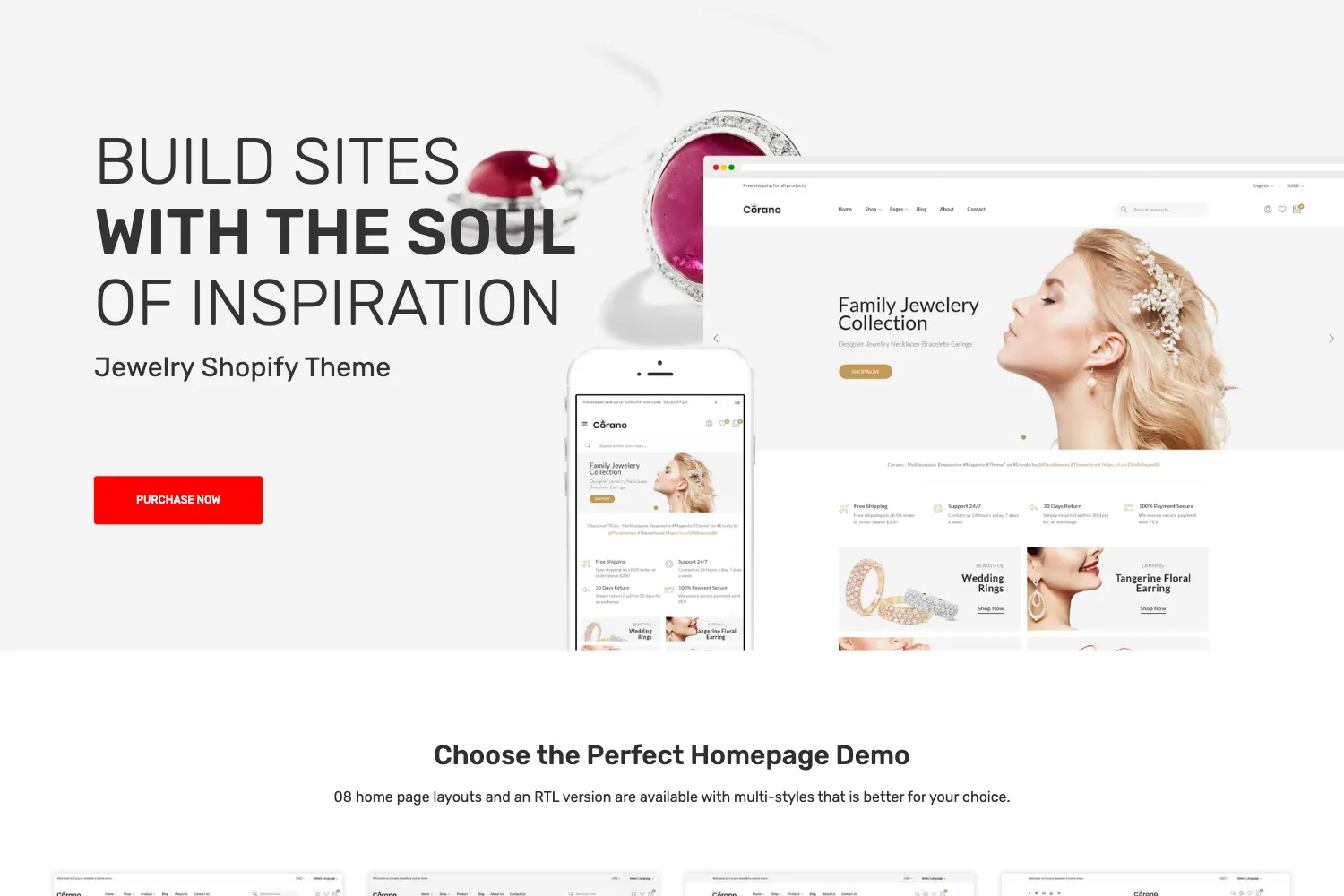 Corano - Jewelry Store Shopify Theme OS 2.0