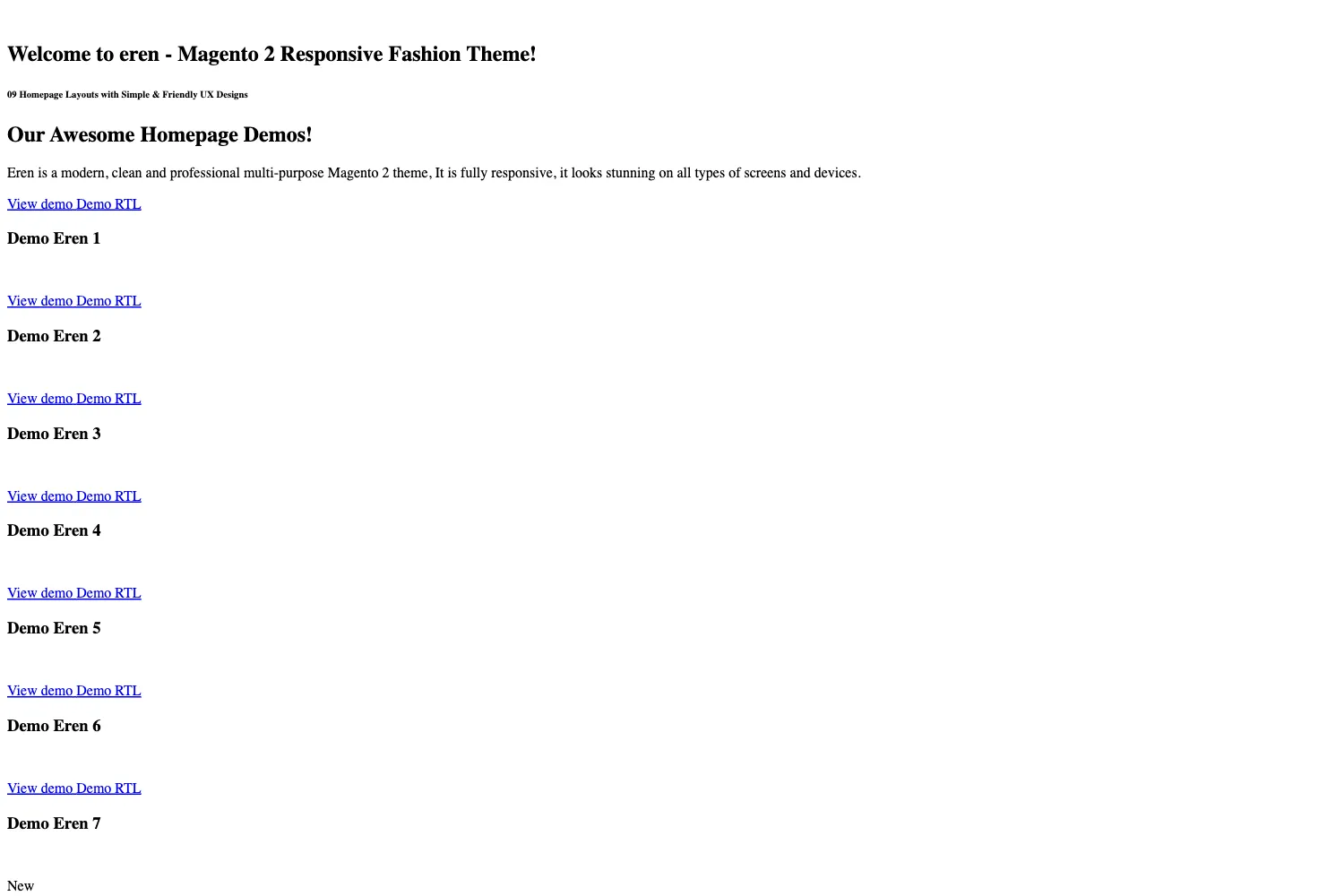 Eren - Magento 2 / Adobe Commerce Responsive Fashion Theme