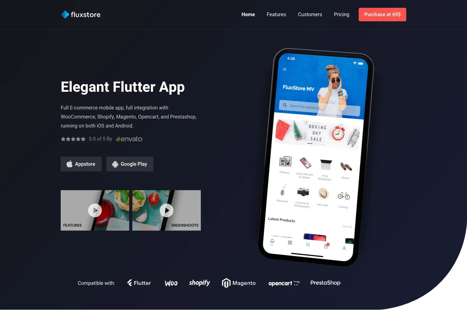 Fluxstore Multi Vendor - Flutter E-commerce Full App